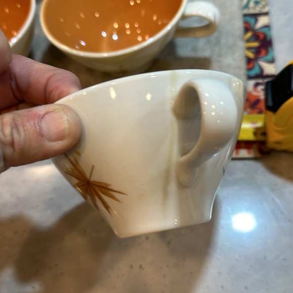 Vintage MCM Ben Seibel 'Harvest Time True China Tea Cups, Set of 2 -other 2 free - Picture 5 of 6